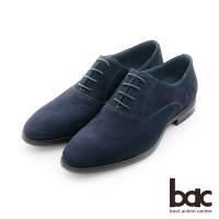 【bac】歐風紳仕 質感真皮紳士皮鞋-藍麂皮