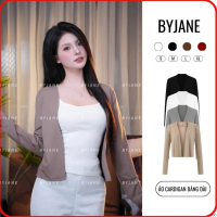 (MỞ BÁN) Áo khoác Cardigan dáng vừa midway thanh lịch BYJANE - 922COD VN