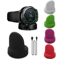 Wireless Qi Charging Dock Cradle Charger For Samsung Gear S3 Classic Frontier Watch