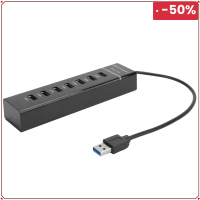 TT computer Durable Blue LED Indicator USB 3.0 Hub DC 5V High Speed 5Gbps USB Data Hub Plug and Play