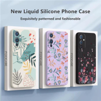 One Plus 9 Fashion Flower Pattern Phone Case For Oneplus 9 Pro 8T 7 Nord 2 5G Silicone Protect Cover Fundas