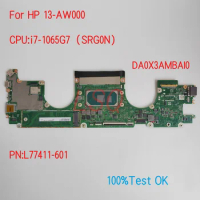 DA0X3AMBAI0 For HP ProBook 13-AW000 Laptop Motherboard With CPU i7-1065G7 PN:L77411-601 100% Test OK