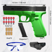 M1911 Automatic Shell Ejection Soft Bullet Toy Gun G17 Airsoft Pistol Armas Children CS Shooting Weapons Gun Toy for Boys