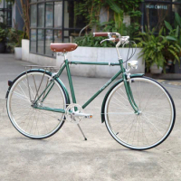 TSUNAMI Vintage Bike Chrome Molybdenum Steel Frame Bikes Bicycles Three Speed Retro Bicycle Old 26 Inch Commuter Cycles Bicycle