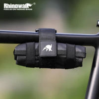 Rhinowalk Bicycle Bag Tool Bag Top Front Tube Frame Bag Burrito Pack Pouch Cycling Accessories Black MTB Bike Rear Tool Kits