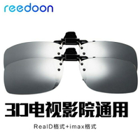 lmax RealD立體影院專用不閃式圓偏光偏振式3d眼鏡夾片2付裝 全館免運