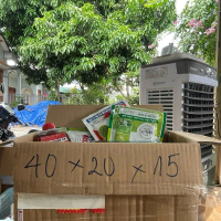 Thùng Carton 40x20x15 đựng combo 1 chai 4 goi pha 400l nước