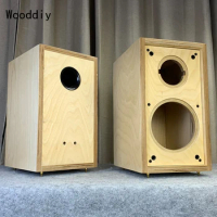 Wooddiy 5/6.5 Inch Loudspeaker Cabinet Empty Box Speaker Shell Bookshell Home System One Pair Opend Panel Baffle Activity