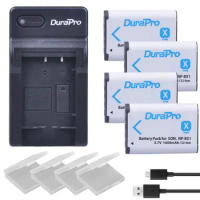 DuraPro 4pc NP-BX1 NP BX1 NPBX1 Battery+USB Charger For SONY DSC RX1 RX100 RX100iii M3 M2 RX1R WX300 HX300 HX400 HX50 HX60 GWP88