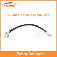 FAKRA 2 in 1 Antenna Radio Adapter Diversity Convertor Splitter Y Cable Wire For Volkswagen Head Unit RNS510 RCD510 RCD310 682G
