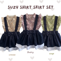 Size M 1-2 tahun Ld baju: 58cm Pjg baju: 28cm Pjg overall: 45cm  Size L 1-2 tahun Ld baju: 58cm Pjg 