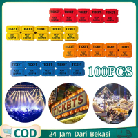 100Pcs/roll Kupon Jalan Sehat mainan tiket tiketan  Raffle Event Tickets  Raffle Event Tickets Vouch