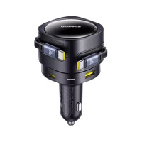 【Baseus倍思】90W BSCCTXUC 途享車載四口充電器雙口C+A與雙伸縮線C+L 或 C+C