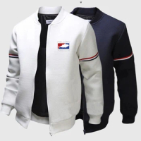 2024 New Pelagic Fishing Spring and Autumn Vintage Brown Genuine Leather Cowhide Coat Men Slim Fashion Biker Flight Jacket Tops