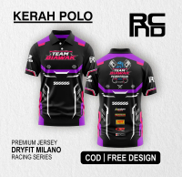 Jersey Racing Custom COD Wangki Kerah Premium Desain Bebas Tim Racing Komunitas