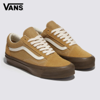 VANS 官方旗艦 Old Skool 36 男女款芥末黃色滑板鞋/休閒鞋