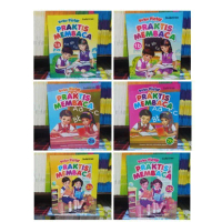 Buku Anak - Buku Pintar Praktis Membaca Jilid 1A 1B 2A 2B 3A 3B Paud, TK, SD Bintang Indonesia