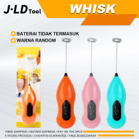 JLD Alat Pengaduk Coffee Kopi Electric Mesin Peng Aduk Adonan Rumah Hand Mixer Mini Portable (Warna 