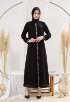 EPC Eddy P Chandra EPC Gamis Keira - Black - Embroidery Collection