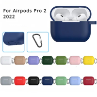 For apple airpods pro 2 Earphone Protective Case Silicone Case Cute Siamese Silicone Pure color Cover for apple airpods pro 2