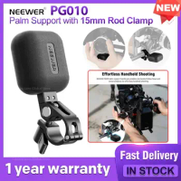 NEEWER PG010 Palm Support with 15mm Rod Clamp for Mini Follow Focus Easy 15mm Rod Connection Effortless Handheld Shooting