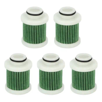 5Pcs 6D8-WS24A-00 4-Stroke Fuel Filter for Yamaha 40-115Hp F40A F50 T50 F60 T60-Gasoline Engine Marine Outboard Filter