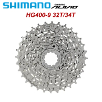 Shimano Alivio M4000 CS-HG400-9 9 Speed Cassette Sprocket for MTB Bike HG400 9V 11-32T 11-34T Freewheel Mountain Bicycle