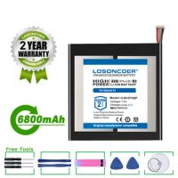 LOSONCOER 6800mAh H-30137162P For TECLAST F5 2666144 Tablet PC NV-2778130-2S For JUMPER Ezbook X1 Battery