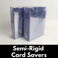 Semi Rigid Card Saver 1 No Logo 50pcs| BGS PSA Grading BCW Cardboard Gold Ultra PRO Standard