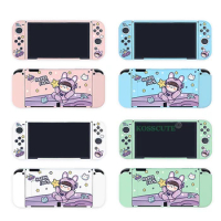 Dropshipping Dockable Soft TPU Thin Case for Nintendo Switch OLED Anti-Scratch Kawaii Cartoon Soft Full Cover Back Grip Shell