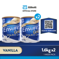 Ensure Gold HMB Vanilla 1.6KG For  Nutrition Bundle of 2