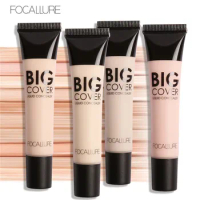 Wholesale FOCALLURE Waterproof High Coverage Face Concealer Cream Lasting Scar Acne Cover Moisturizing Liquid Foundation Makeup
