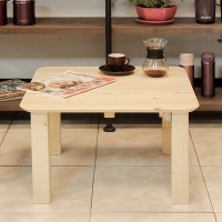 JP Kagu 台灣製日式雲杉木製正方形和室桌60x60cm(茶几/矮桌/折疊桌)