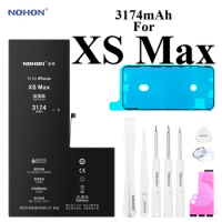 Nohon Battery For iPhone XS Max XsMax 3174mAh Capacity Li-polymer Battery For Apple iPhoneXsMax + Tools