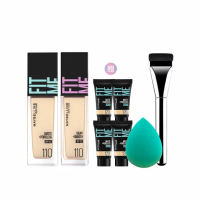 【MAYBELLINE 媚比琳】FIT ME 反孔特霧/水光粉底液全新升級PRO版30ml 2入組