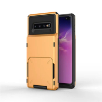 For Samsung Galaxy S10 5G S10E S9 S8 S10 Plus Case Flip Card Slots Business Cases For Samsung A7 2018 A750 Note 9 s9 + s8+ Cover