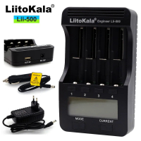 Liitokala lickened เครื่องชาร์จ LiI-500S Lii-500 3.7V 18650 18350 18500 17500 21700 26650 1.2V AA AA