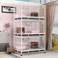 Cat Cage Breeding Cages 3-tier Cabinet Dog Breeding Cages Cottage Dogs Cottage Cage Home pet cats house outdoor