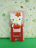 【震撼精品百貨】Hello Kitty 凱蒂貓 造型夾-方形書夾-紅色(小) 震撼日式精品百貨