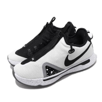 【NIKE 耐吉】籃球鞋 PG 4 EP 明星 男鞋 Oreo 拉鍊設計 低筒 耐磨 白 黑(CD5082-100)