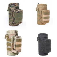 Travel Tool Kettle Set Outdoor Tactical Military Molle System Water Bags Bottle Holder EDC Multifunctional Bottle Pouch