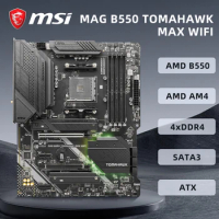 MSI MAG B550 TOMAHAWK MAX WIFI Motherboard AMD B550 Chipset Supports AMD Ryzen 9 5950X 5900X Ryzen 7