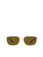 แว่นกันแดดยูนิเซ็กส์ รุ่น CHromance RB3684CH 001/An 58 เลนส์โพลาไรซ์ สีน้ำตาล