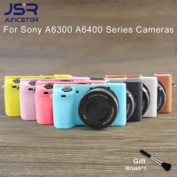 Soft Silicone Camera Case Rubber Protective Body Cover Bag Skin For Sony A6300 ILCE-6300 Sony A6400 Alpha 6400 ILCE-6400