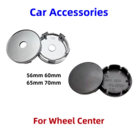 4pcs 56mm 60mm 65mm 70mm Black Blue Whtie Silver Car Wheel Center Cap Hub Cover Emblem Logo Sticker Styling Accessories For BmW