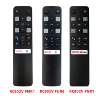 RC802V FMR1 RC802V FUR6 RC802V FNR1 Google Assistant Voice Remote Control Use For TCL Android 4K Smart TV
