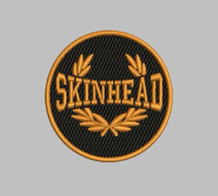EMBLEM PATCH BORDIR HIGH QUALITY GAMBAR SKINHEAD EMBROIDERY - BDSBORDIR