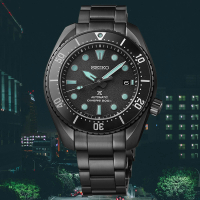 【SEIKO 精工】PROSPEX系列 夜視鏡 陶瓷錶圈 機械腕錶 SK044 母親節 禮物(SPB433J1/6R35-03A0SD)