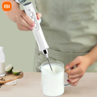 Xiaomi 3-in-1 Portable Rechargeable Electric Milk Frother Handheld Frother High Speed Beverage Stirrer Coffee Frother Stick