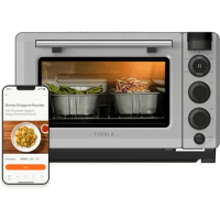 Tovala Smart Oven, 5-in-1 Air Fryer Oven Combo - Air Fry, Bake, Bake &amp; Reheat - Smartphone Console Face Convection